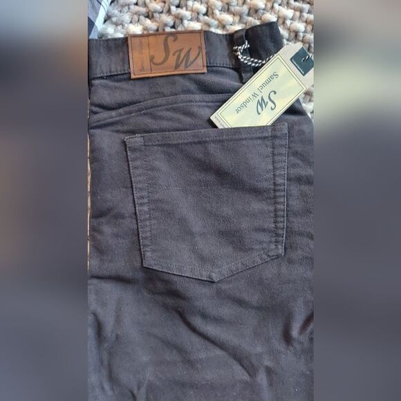 NWT Samuel Windsor Soft Cotton 5 Pocket Jeans Size 34 Waist - Picture 2 of 11